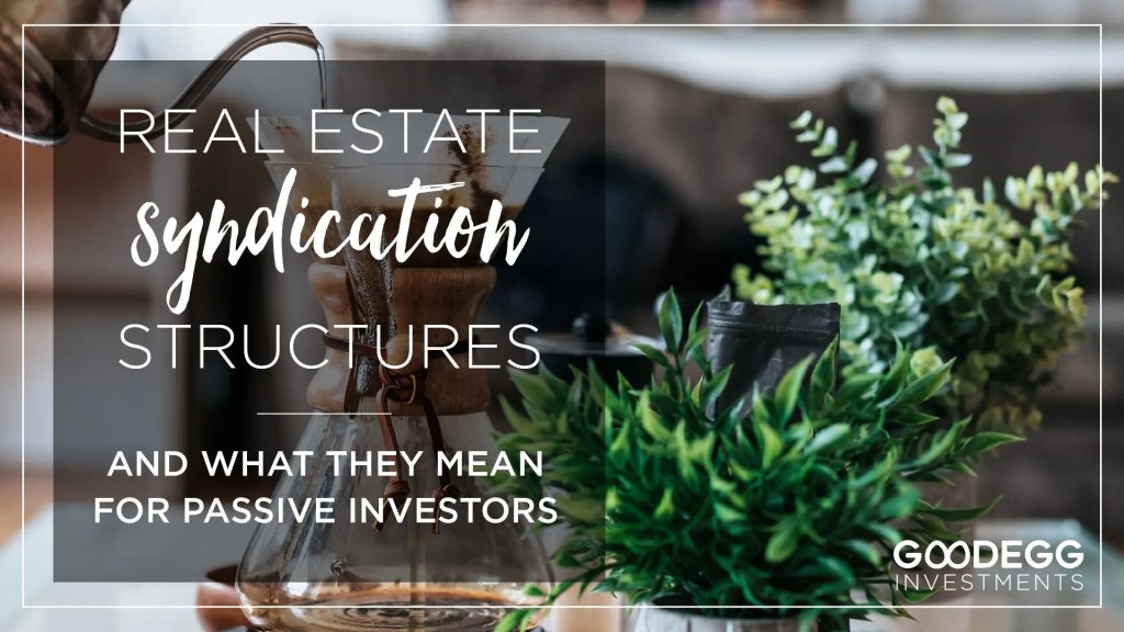 Real Estate Syndication Structures with houseplants