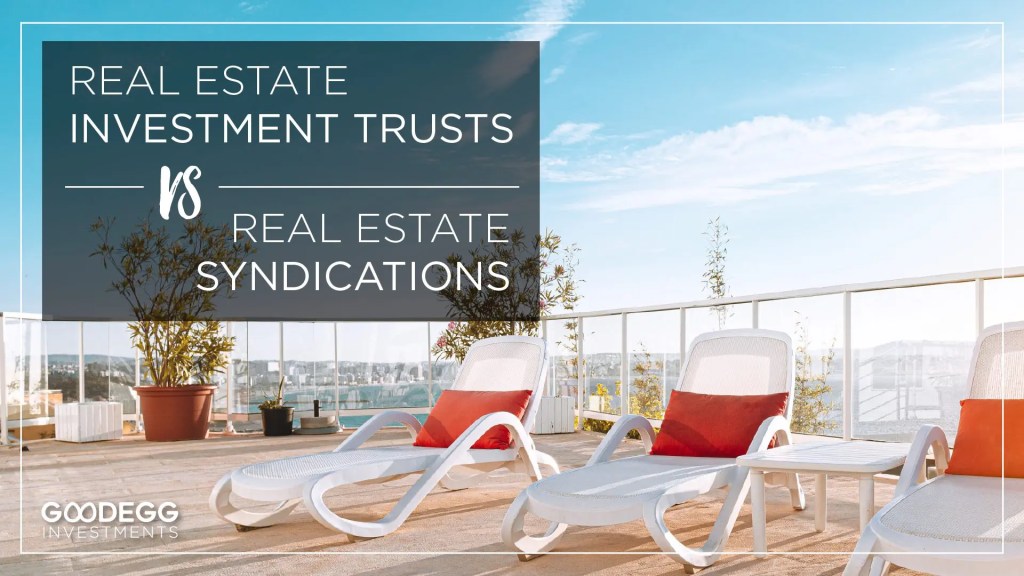 Real Estate Investment Trusts vs Real Estate Syndications with lounge chairs