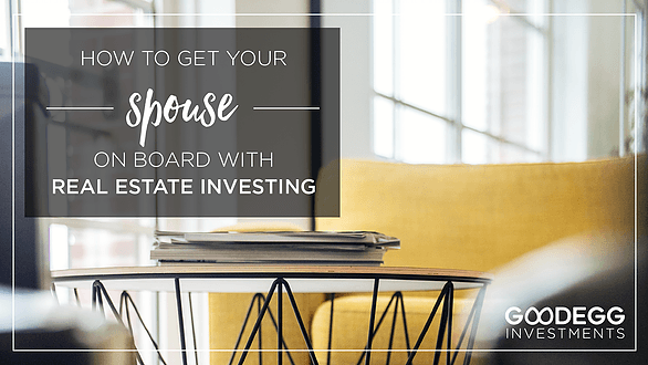 How to Get Your Spouse on Board With Real Estate Investing with a couch and table