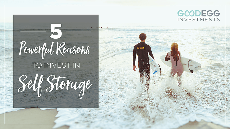 5 Powerful Reasons to Invest in Self Storage with surfers on a beach