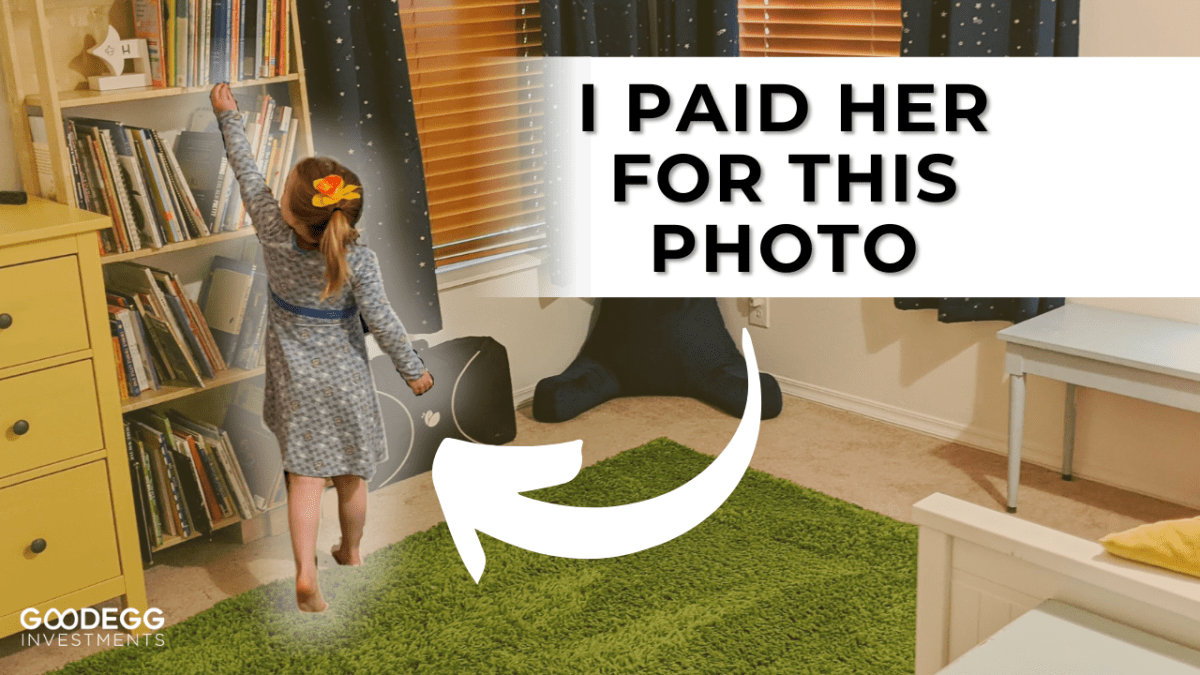 She earned $300 for this photo, which will turn into $30k by the time she retires.