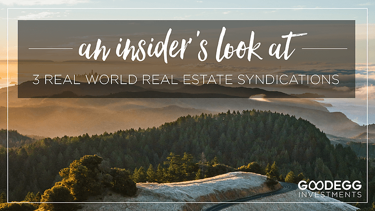An Insider's Look at 3 Real World Real Estate Syndications with a mountain view